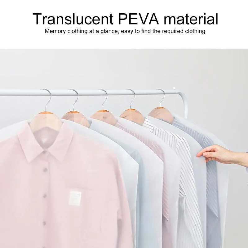 100 Disposable Dust Bags | 60x130cm | Thick PE Material | Transparent