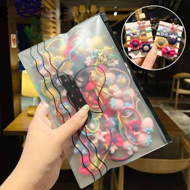 20Pcs Girls Colorful Small Elastic Hair Bands Children Ponytail Holder