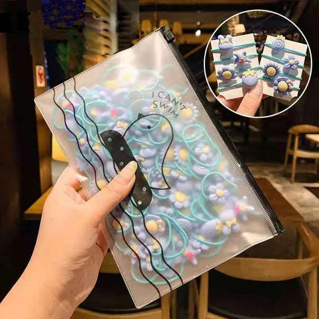 20Pcs Girls Colorful Small Elastic Hair Bands Children Ponytail Holder