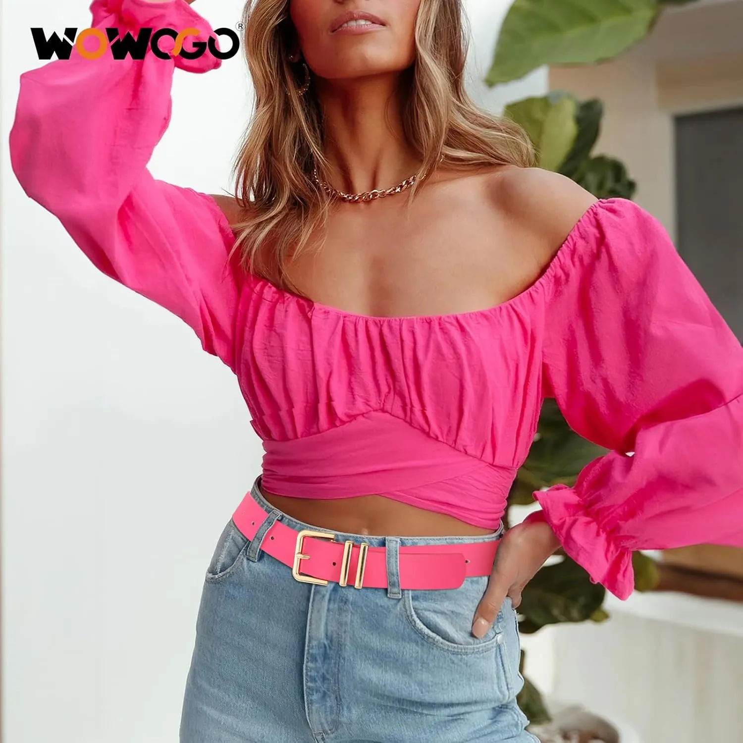 3 Pack Women Leather Belt for Jeans Dresses Pants Fashion Ladies Waist Belts with Gold Silver Buckle