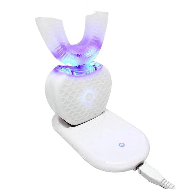 360 Degrees Intelligent Automatic Sonic Electric Toothbrush U Type 4 Modes Tooth Brush
