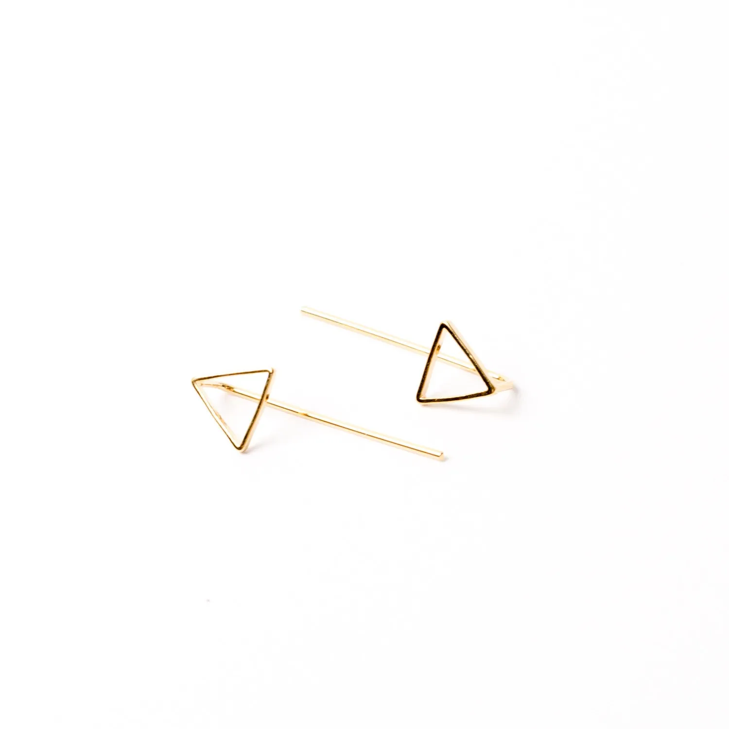 60 Degree Back-Drop Earrings (Gold & Silver)