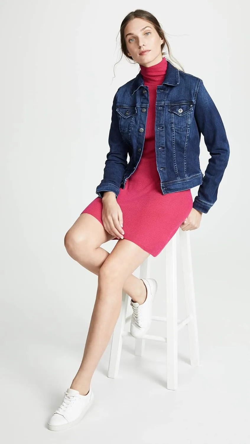 AG Adriano Goldschmied Women's Robyn Fitted Stretch Jean Jacket