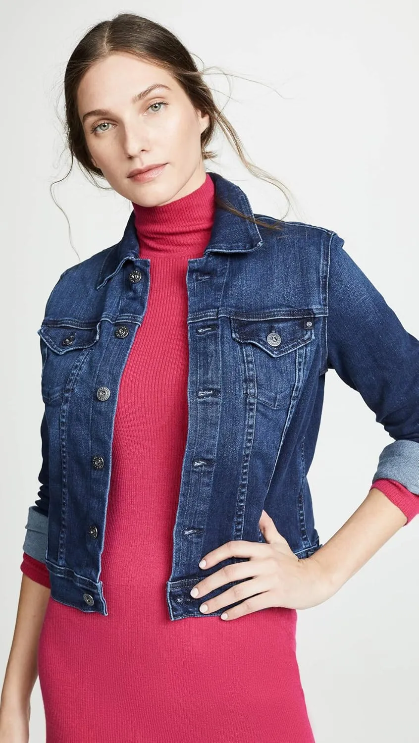 AG Adriano Goldschmied Women's Robyn Fitted Stretch Jean Jacket