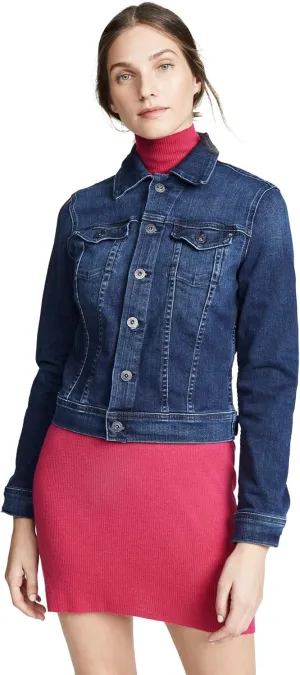 AG Adriano Goldschmied Women's Robyn Fitted Stretch Jean Jacket
