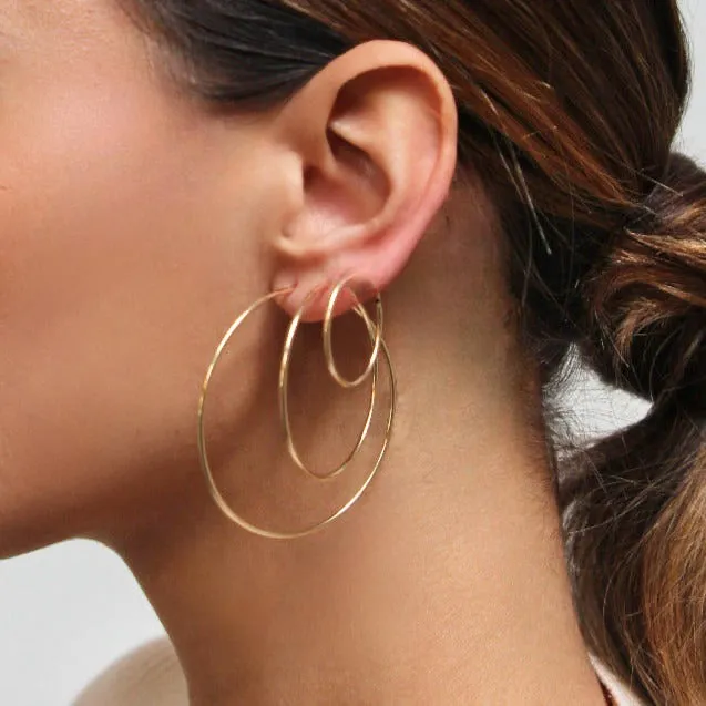 Audrey Infinity Hoop Small