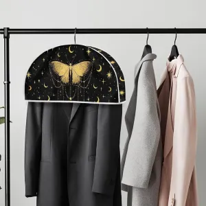 Babrukda Galaxy Butterfly Clothes Garment Rack Cover for Storage, Clothes Garment Rack Cover for Dress, Suit, Coat, Shirts Wardrobe Clothes Protector 12.48 x 24.61 Inch Hang Up Storage Bag, Cover Only