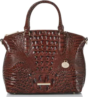 BRAHMIN Duxbury Satchel - Pecan Melbourne