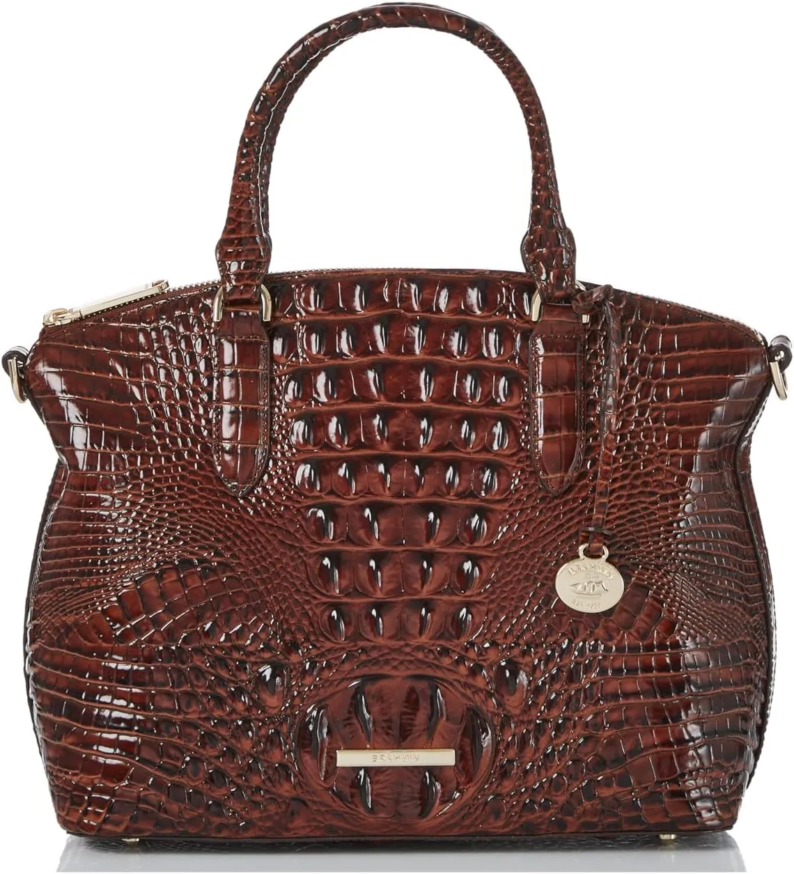 BRAHMIN Duxbury Satchel - Pecan Melbourne