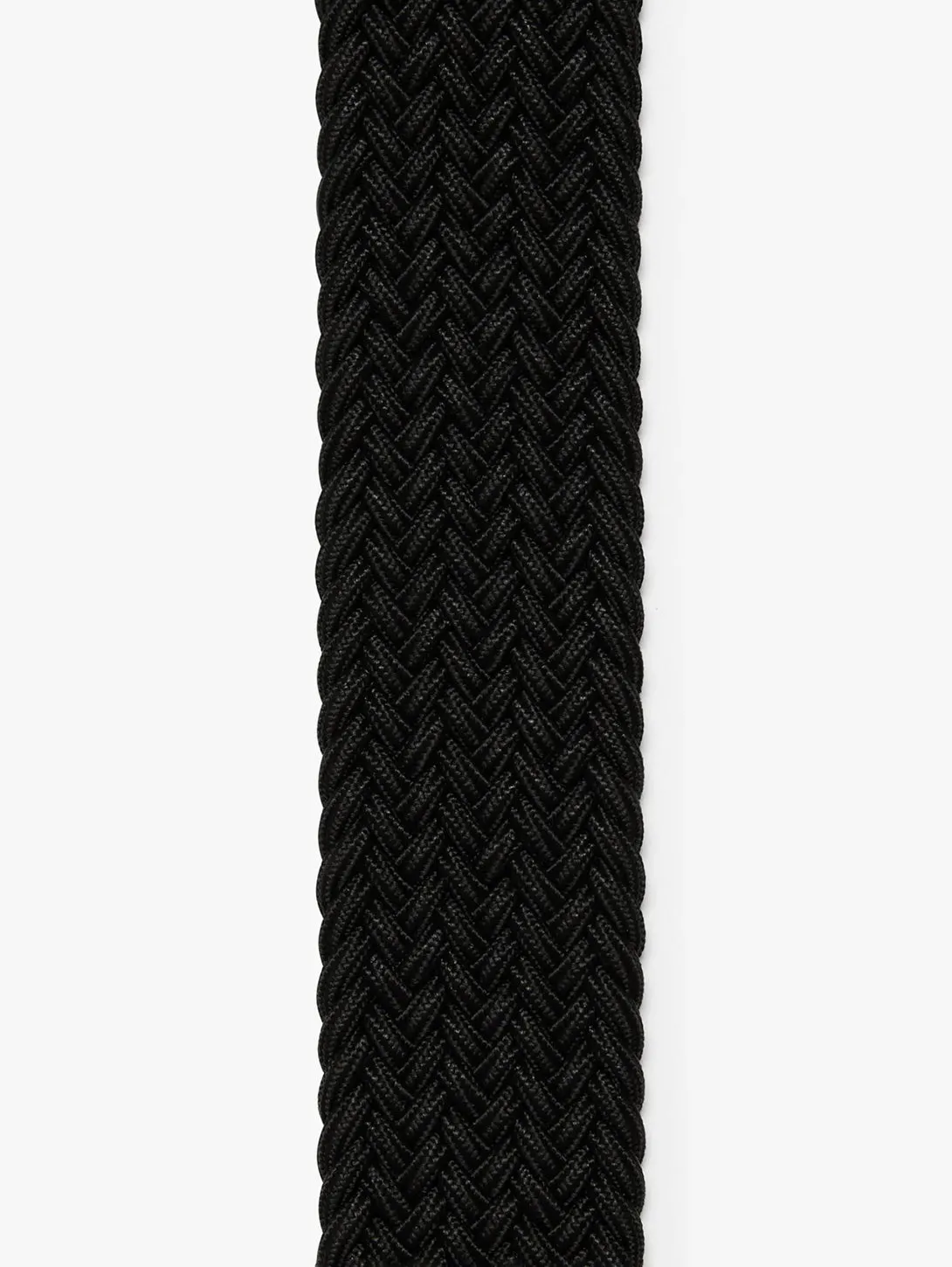 Braided Elastic Belt - Black