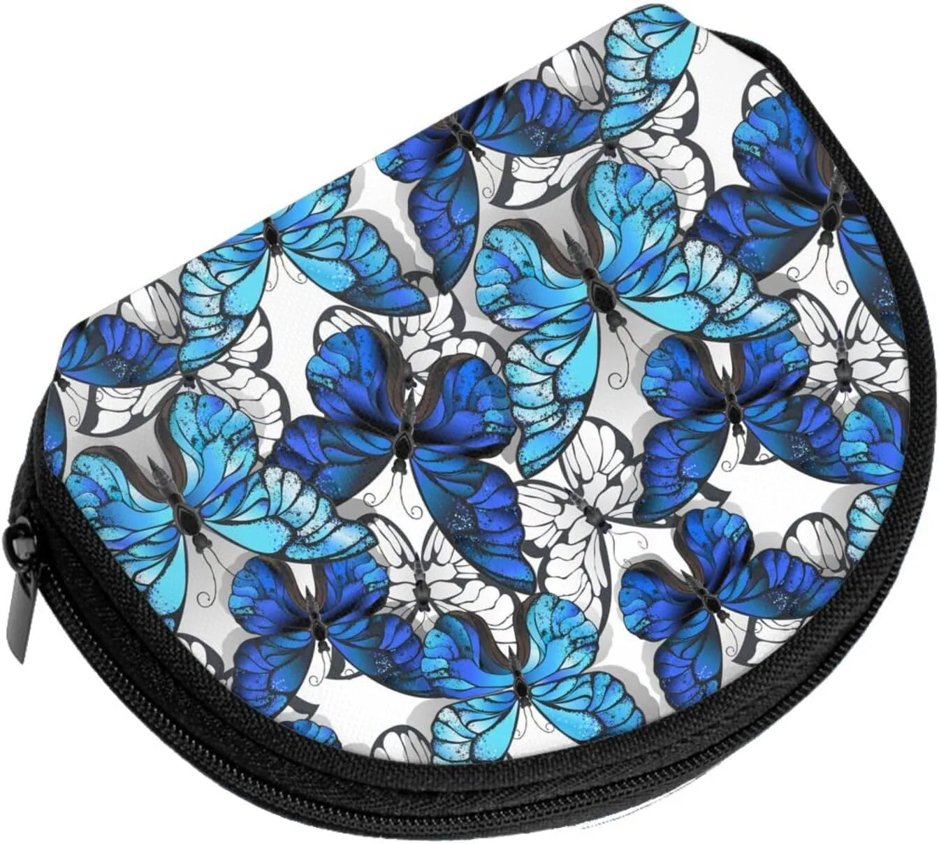 Butterfly Coin Purse Mini Wallet Change Pouch Key Holder Zipper Small Cosmetic Makeup Storage Bags