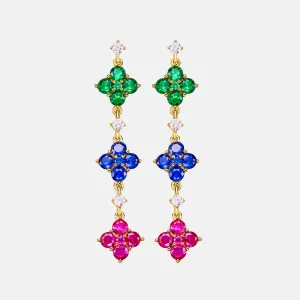 BUTTERFLY LOVERS CLOVER EARRINGS