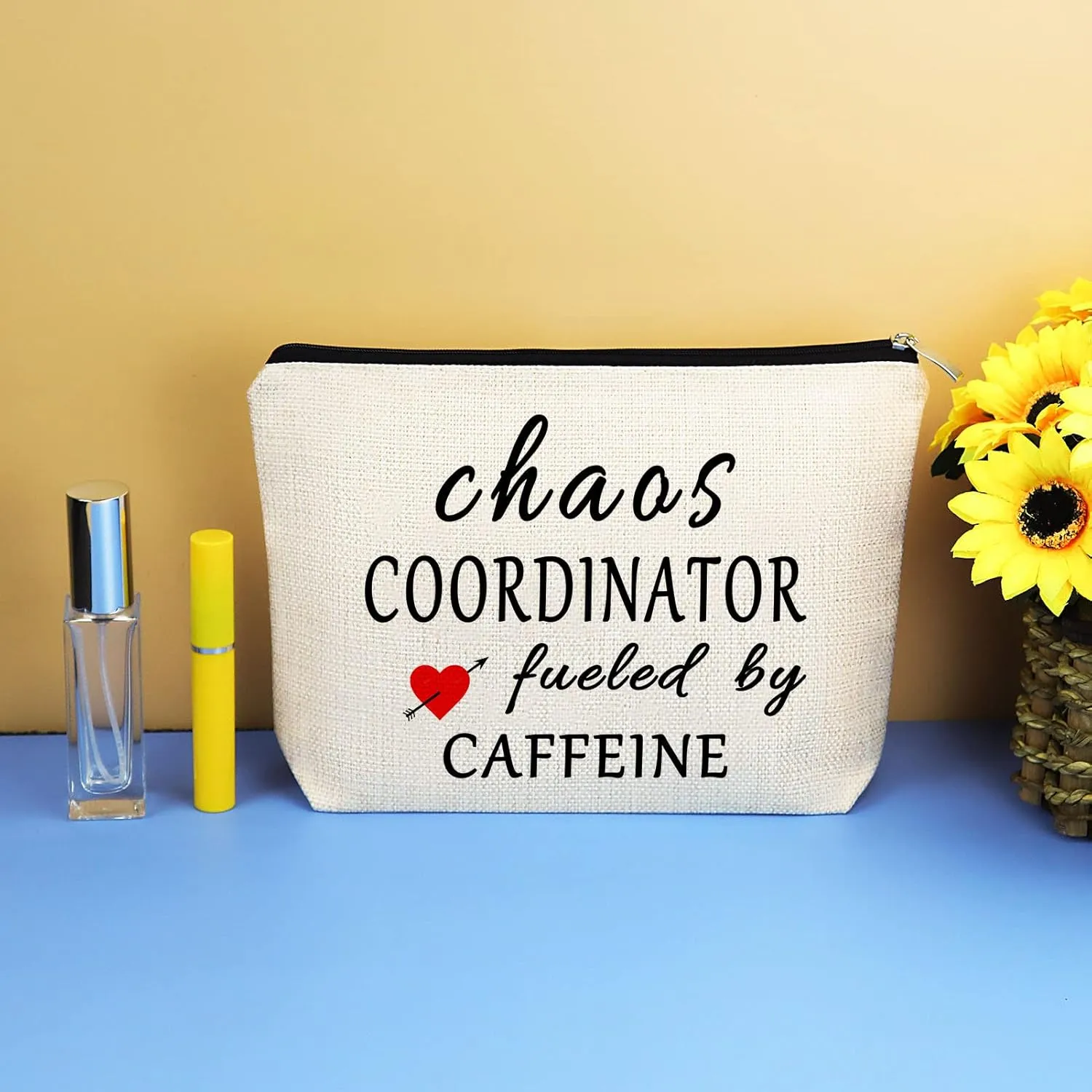 Chaos Coordinator Gifts for Women Makeup Cosmetic Bag Appreciation Gifts for Mom Grandma Christmas Birthday Present for Her Boss Mom Sister Teacher Coworkers Wife Makeup Pouch Case Toiletry Bag