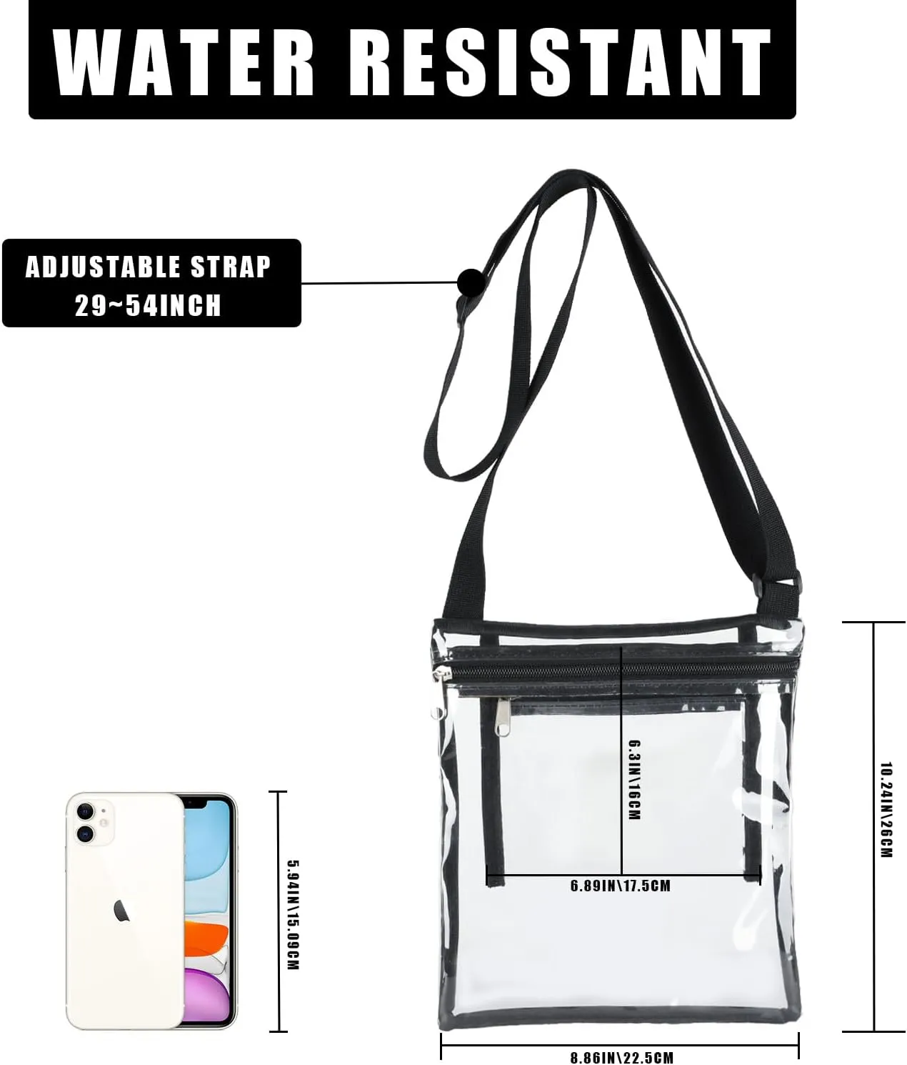Clear Bag For Stadium Events Clear Bags for Women