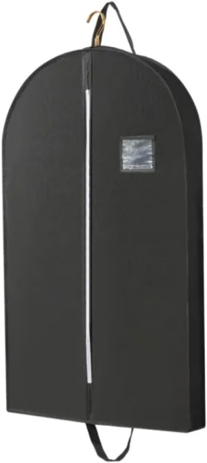 Clothes Cover 2pcs Garment Bags for Travel Suit Bags Hanging Clothes Bag for Closet Storage Suit Bags (Color : Black, Size : 60 * 10 * 110cm)