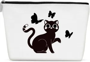 Cute Cat Mom Gifts, Makeup Bag, Funny Cosmetic Bag Cat Gifts for Women, Cats Lover Gift for Sister Girls Mom Birthday Nurse Mothers Day Friendship Travel Toiletry Bags