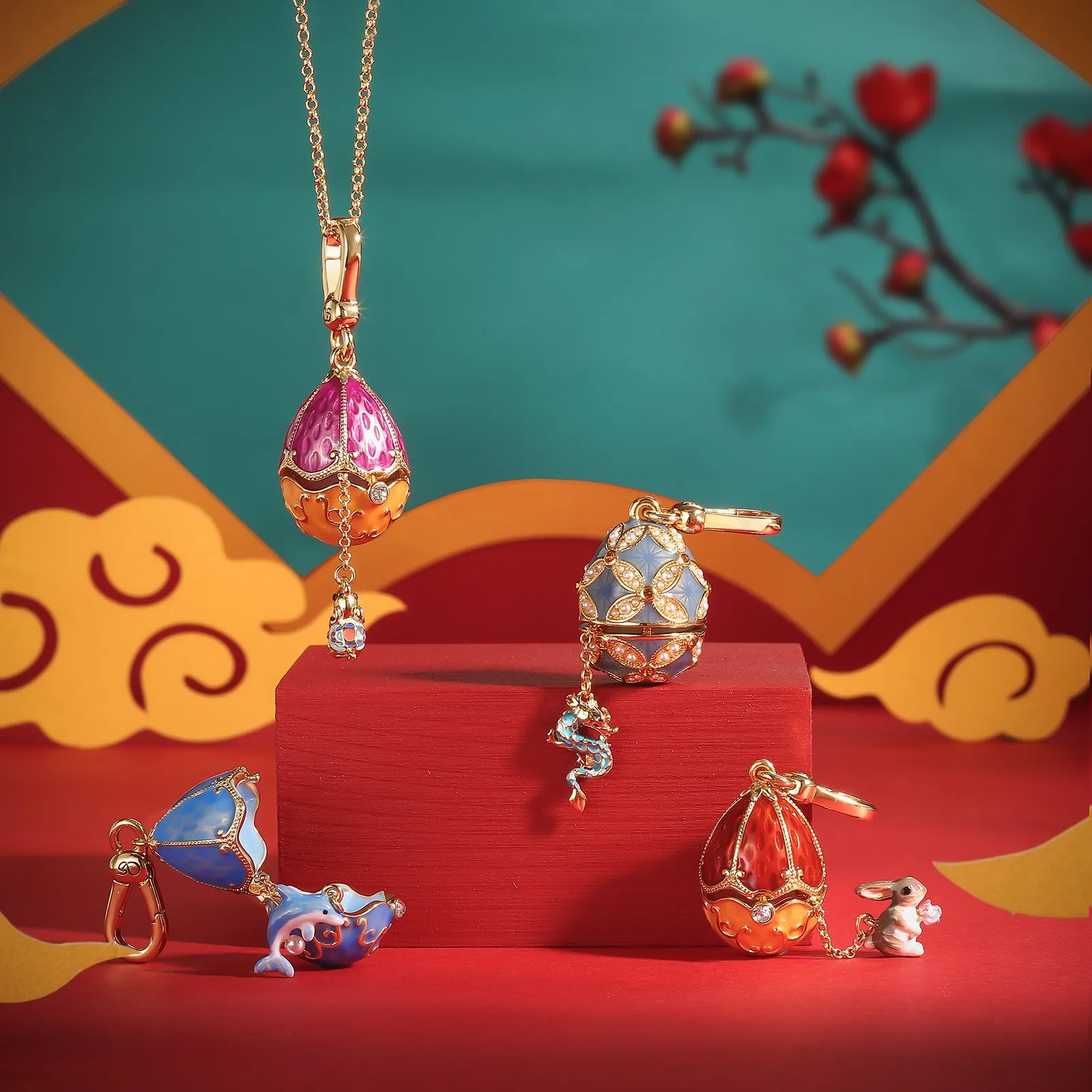 Dragon Egg Locket Necklace