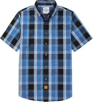 Dubinik Mens Short Sleeve Button Down Shirts Summer Vintage Short Sleeve Button Down Men Lightweight Men's Casual Shirts