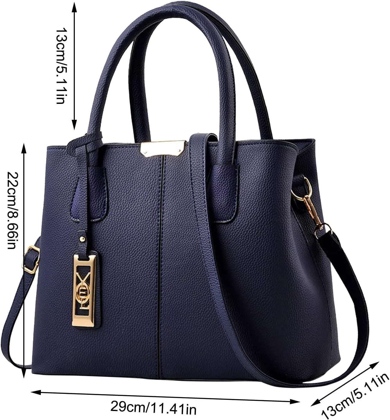 Fashion Handbag Simple Bags Large Capacity One Shoulder Women Bag Man Messenger Bags Small Leather (Grey, One Size)
