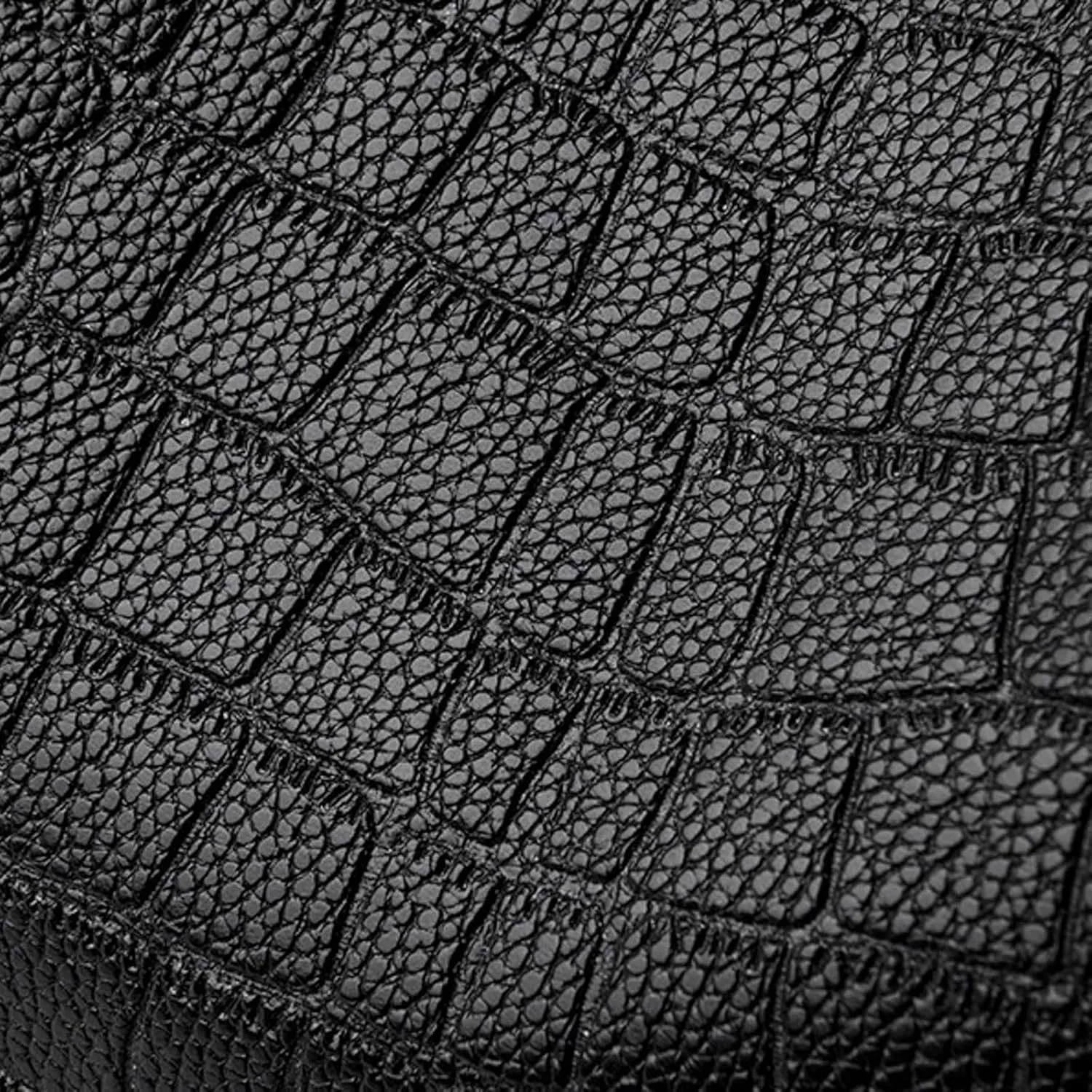 Fashionable And Simple Women's Large Capacity Soft Leather Texture Casual Crossbody Bag Bag (Black, One Size)