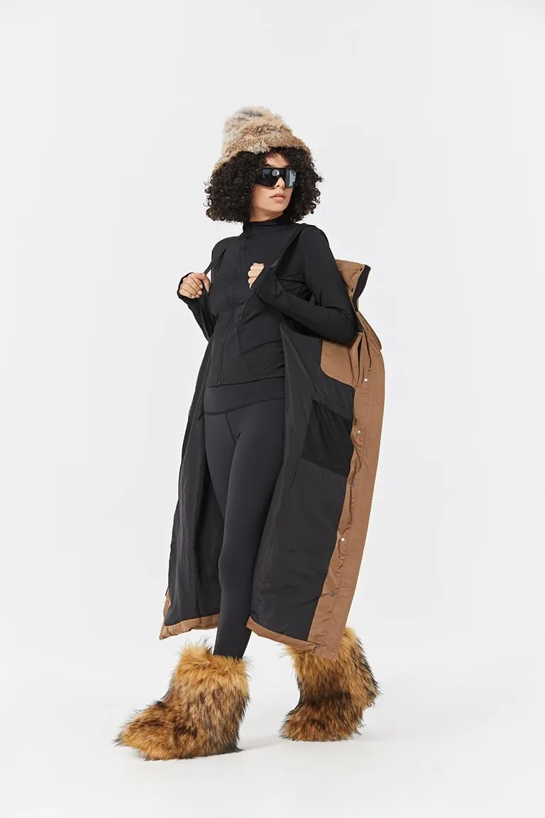 Fitouch Olym Women's Long Down Puffer Parka Jacket | Waterproof | 750  Fill Power