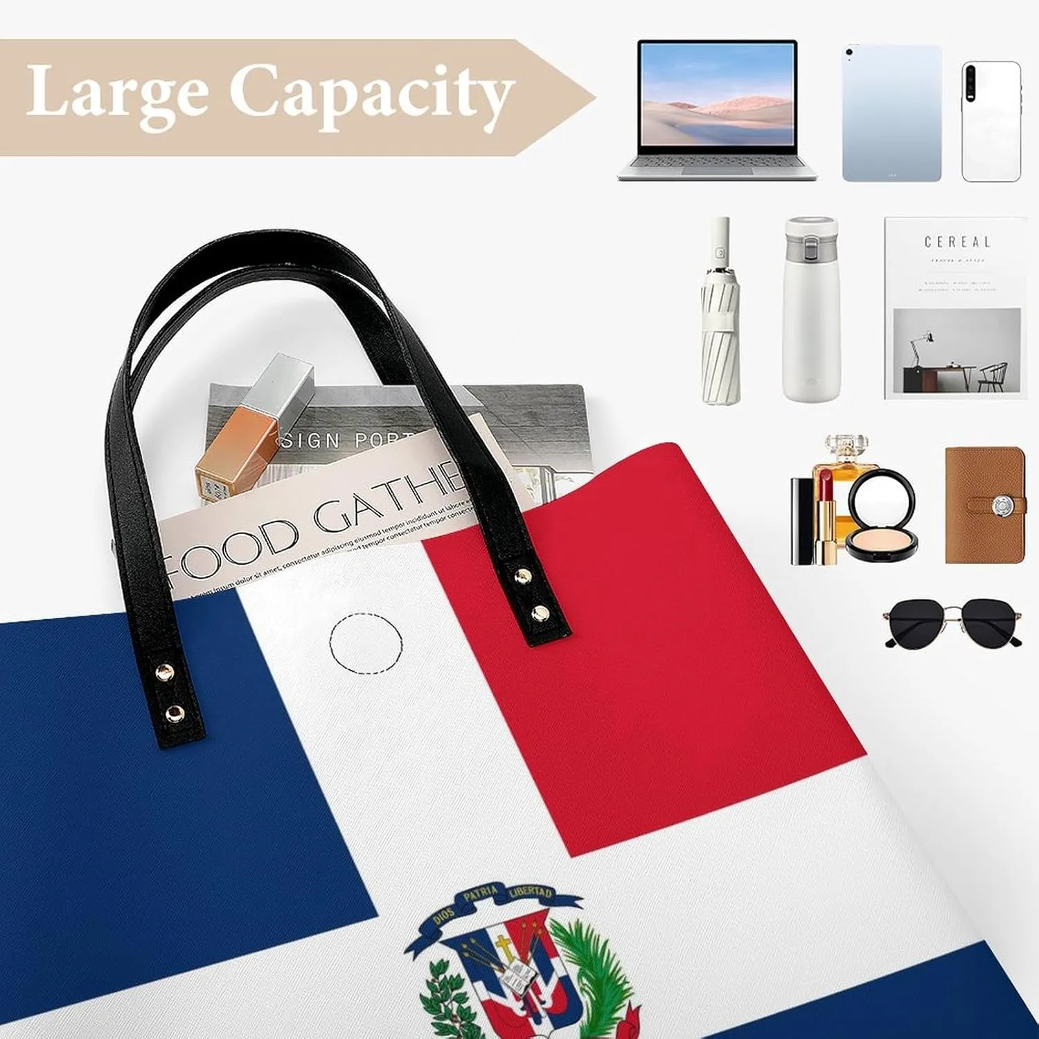 French Polynesia Flag Women's Hobo Bag Elegant Leather Tote for Travel and Daily Activities