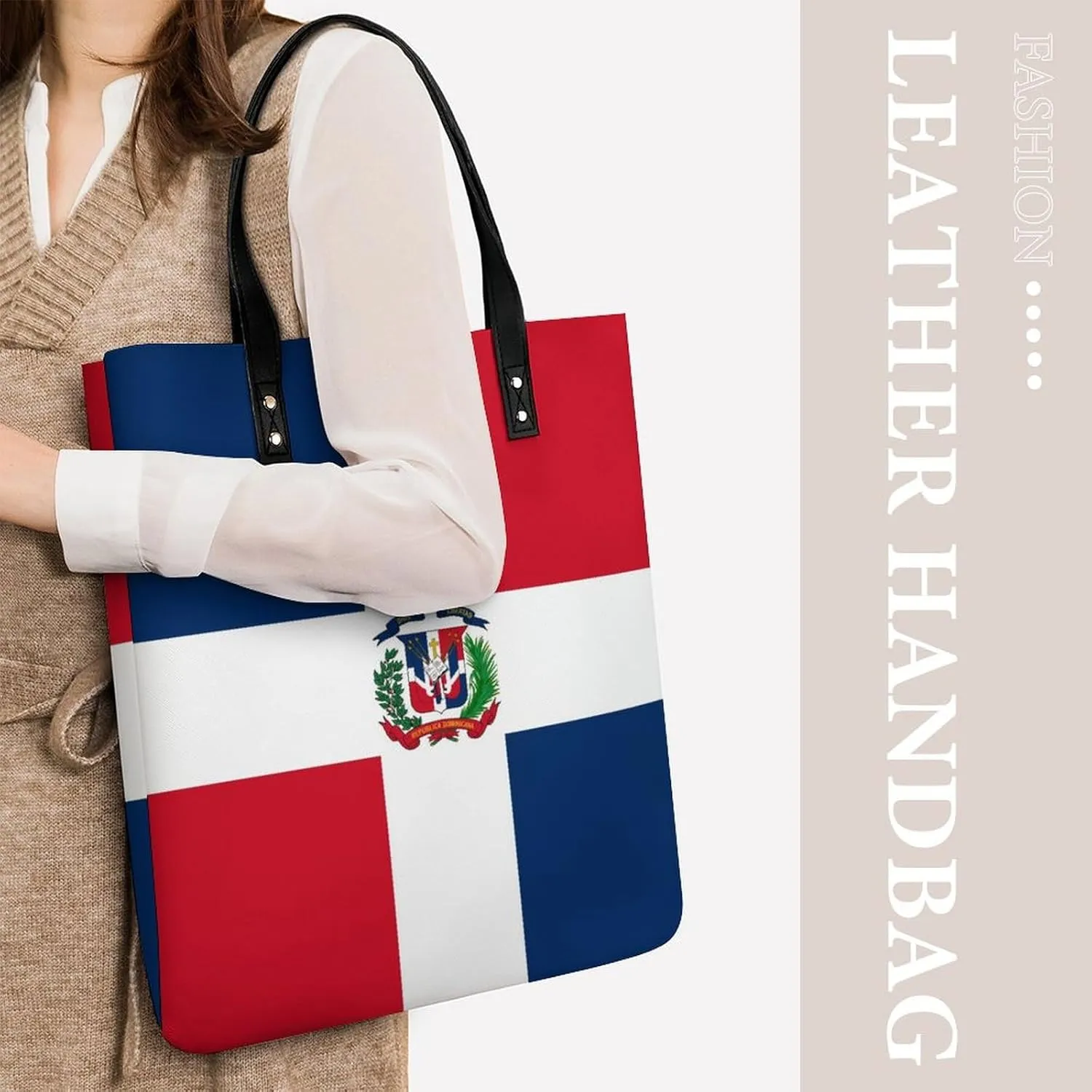 French Polynesia Flag Women's Hobo Bag Elegant Leather Tote for Travel and Daily Activities