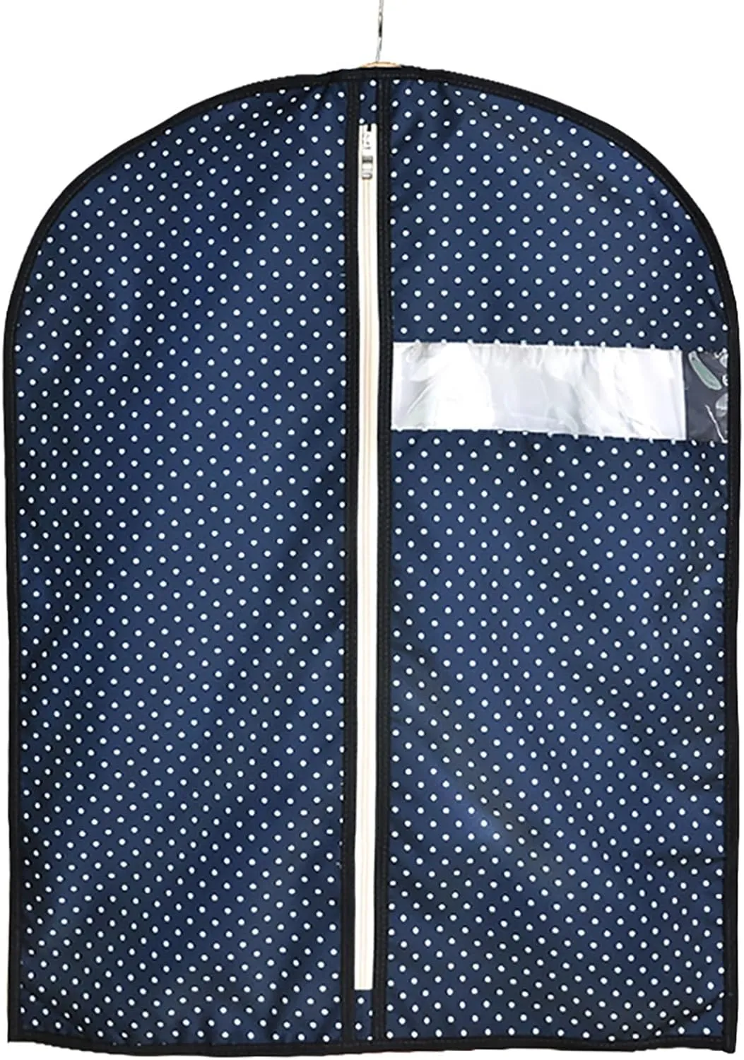 Garment Bags for Hanging Clothes, Hanging Garment Bags for Closet Storage with Clear Window Clothes Cover for Dresses, Coats(Blue,60x120cm/24x47in)