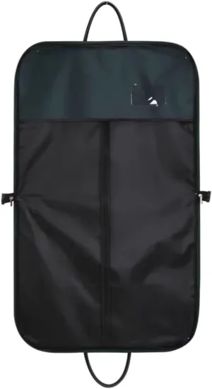Habrur Clothes Cover 2 Pack 39"" Garment Bags For Travel Suit Bags For Closet Storage Handles Suit Cover Suit Bags, 100*60cm, Green