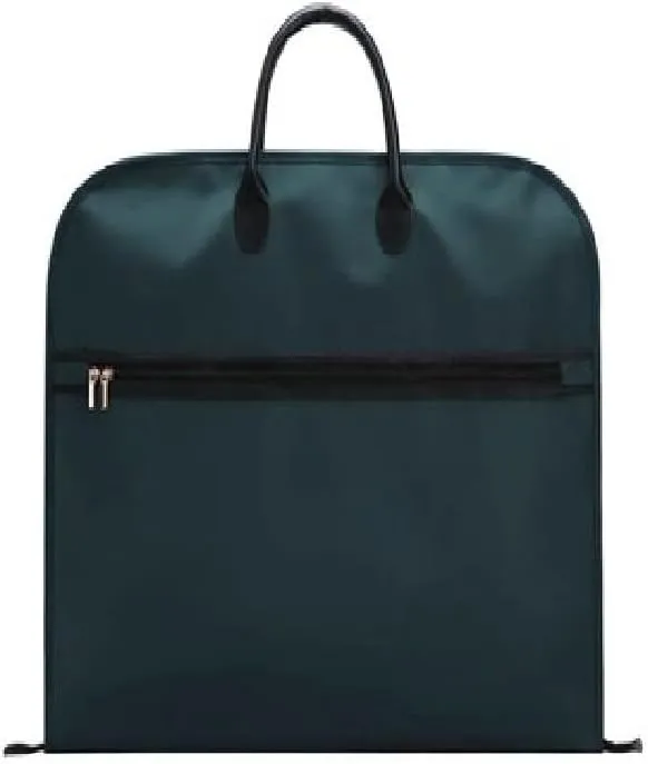 Habrur Clothes Cover 2 Pack 39"" Garment Bags For Travel Suit Bags For Closet Storage Handles Suit Cover Suit Bags, 100*60cm, Green