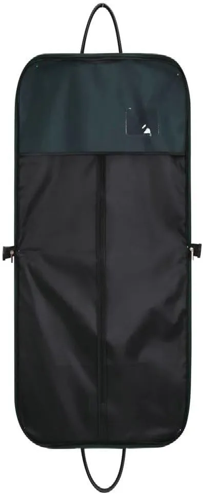Habrur Clothes Cover 2 Pack 39"" Garment Bags For Travel Suit Bags For Closet Storage Handles Suit Cover Suit Bags, 100*60cm, Green