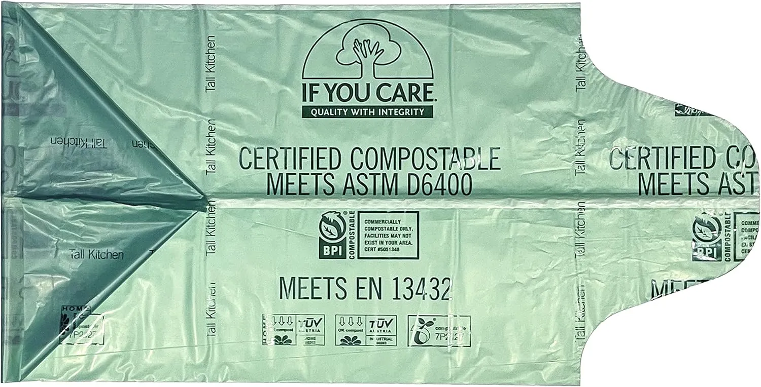 If You Care Tall Kitchen Bags, 13 gal, 12 Count