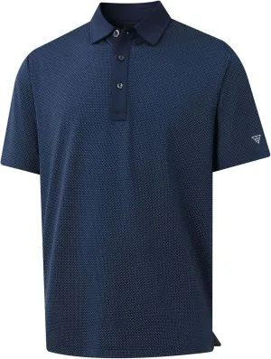 M MAELREG Mens Golf Shirts Moisture Wicking Dry Fit Business Casual Stretch Jacquard Short Sleeve Golf Polo Shirts for Men