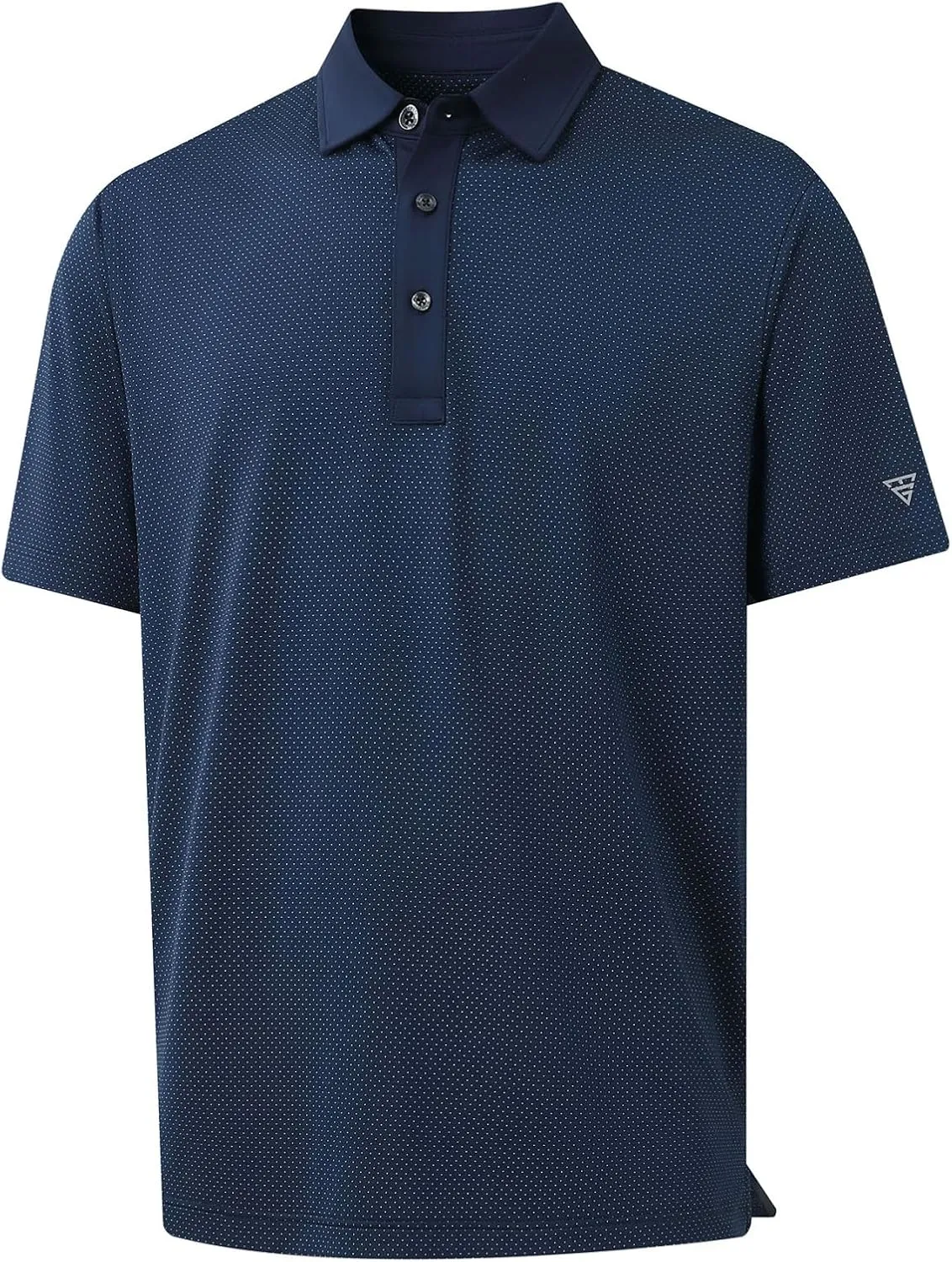 M MAELREG Mens Golf Shirts Moisture Wicking Dry Fit Business Casual Stretch Jacquard Short Sleeve Golf Polo Shirts for Men