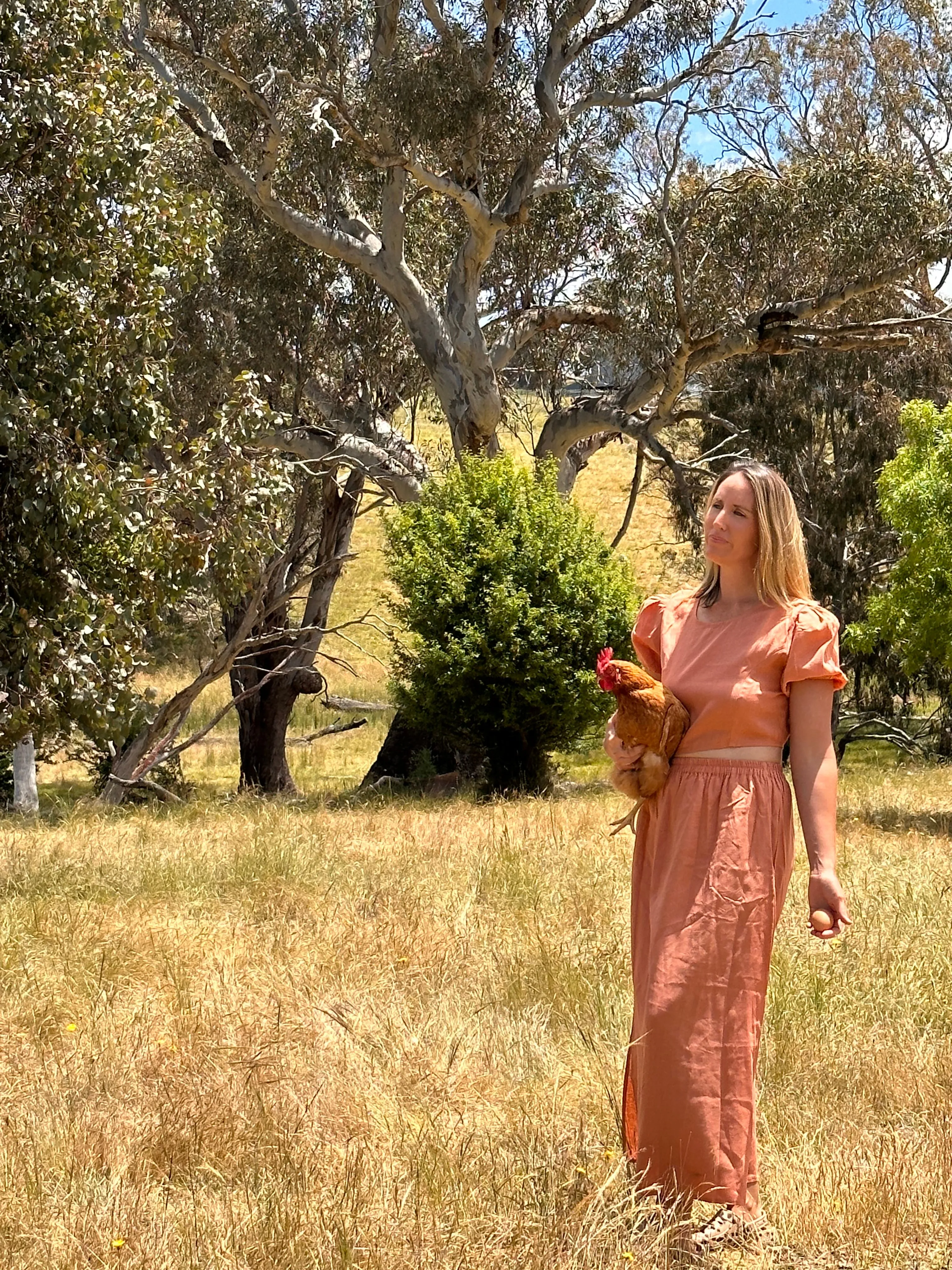 Maise maxi skirt dusty rust