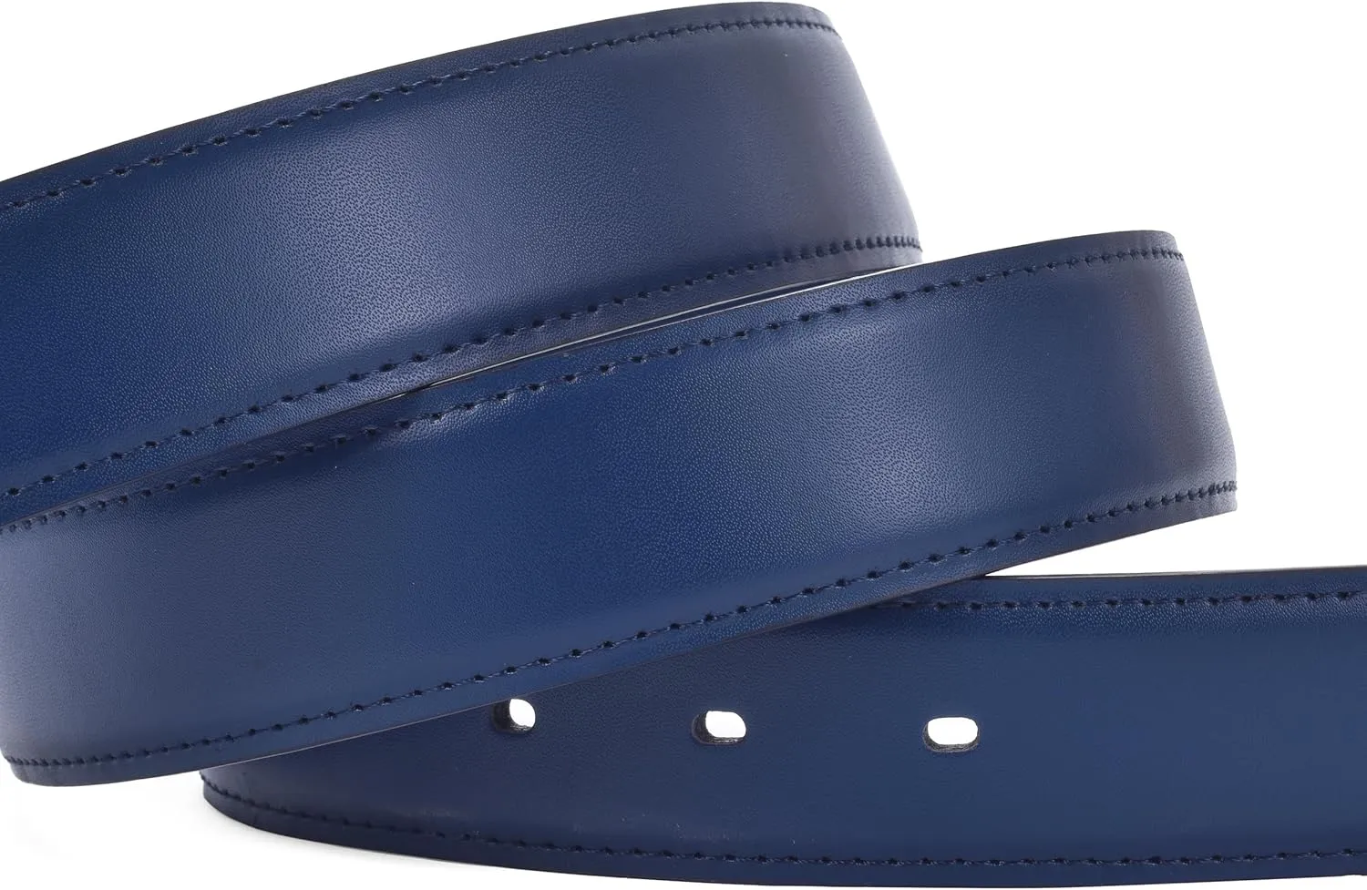 Men's Dress Belt Black Leather Belts for Jeans