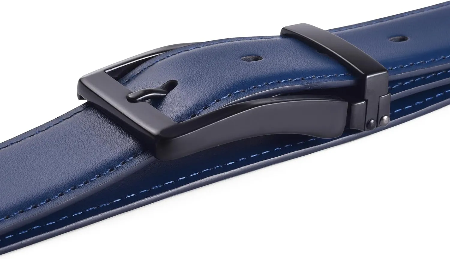Men's Dress Belt Black Leather Belts for Jeans