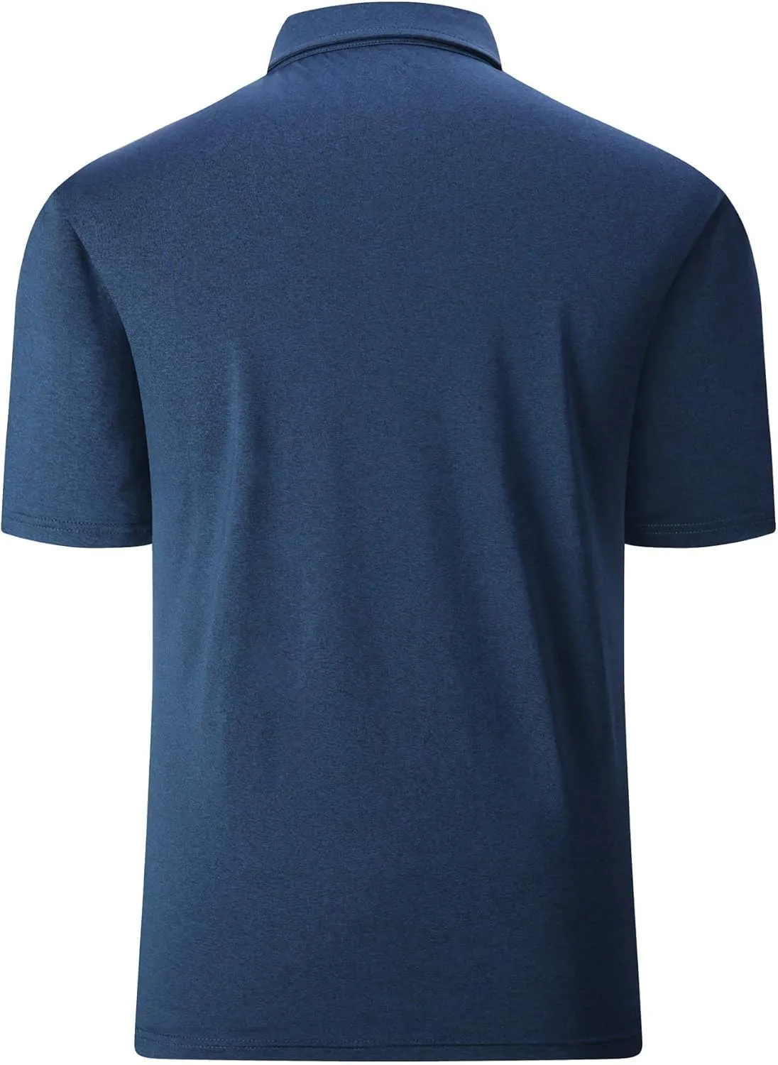 Men's Polo Shirts Short Sleeve Moisture Wicking Performance Golf Shirts Collared Lightweight Casual T-Shirt Athletic