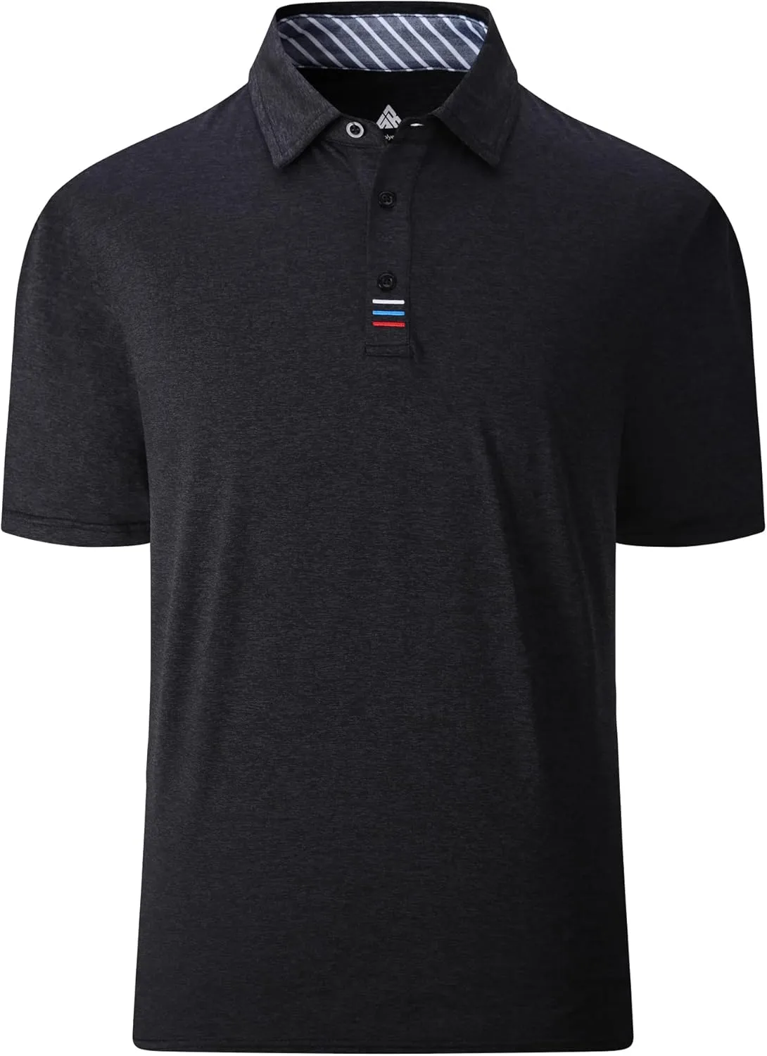 Men's Polo Shirts Short Sleeve Moisture Wicking Performance Golf Shirts Collared Lightweight Casual T-Shirt Athletic