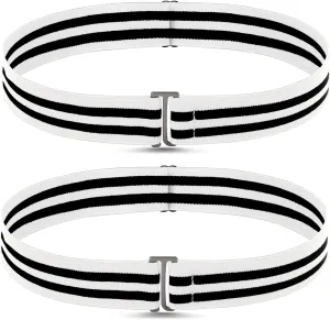 No Show Invisible Elastic Belt for Women Men, Elastic Web Strap Waist Stretch Belt with Flat Buckle