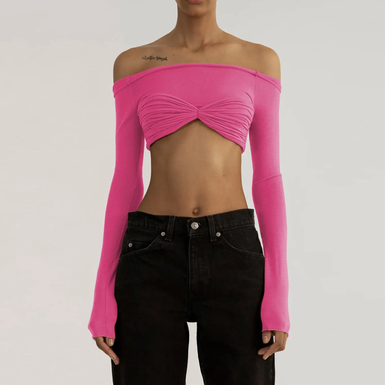 Off Shoulder crop top