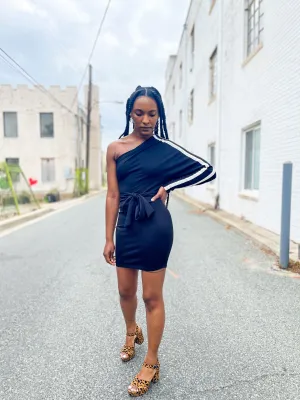 Off Shoulder Midi Dress