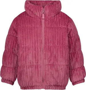 OSHKOSH B'GOSH Girls' Heavyweight Velboa Cordury Hooded Puffer Jacket