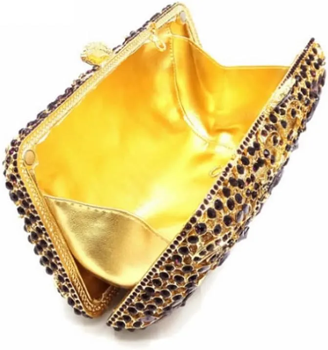 Rhinestone Clutches Evening Handbags, Wallets, Cosmetic Bags, Party Shoulder Bags, Clutch Purses for Women Wedding (Color : Red)