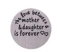 Round Stamped Plate for Round Charm Locket Necklaces ~ Choose Your Theme!