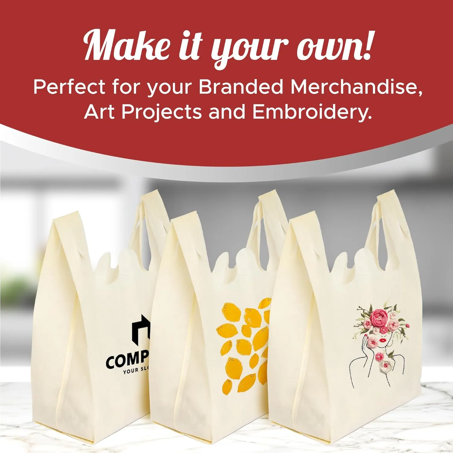 Simply Cool 300 Pack Reusable Eco-Friendly Grocery T-Shirt Shopping Bags 21.5x12.2x7.2 Durable Recyclable Washable Foldable Portable Tote Bags Bulk