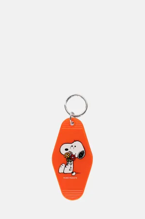 Snoopy Flower Bouquet Key Tag