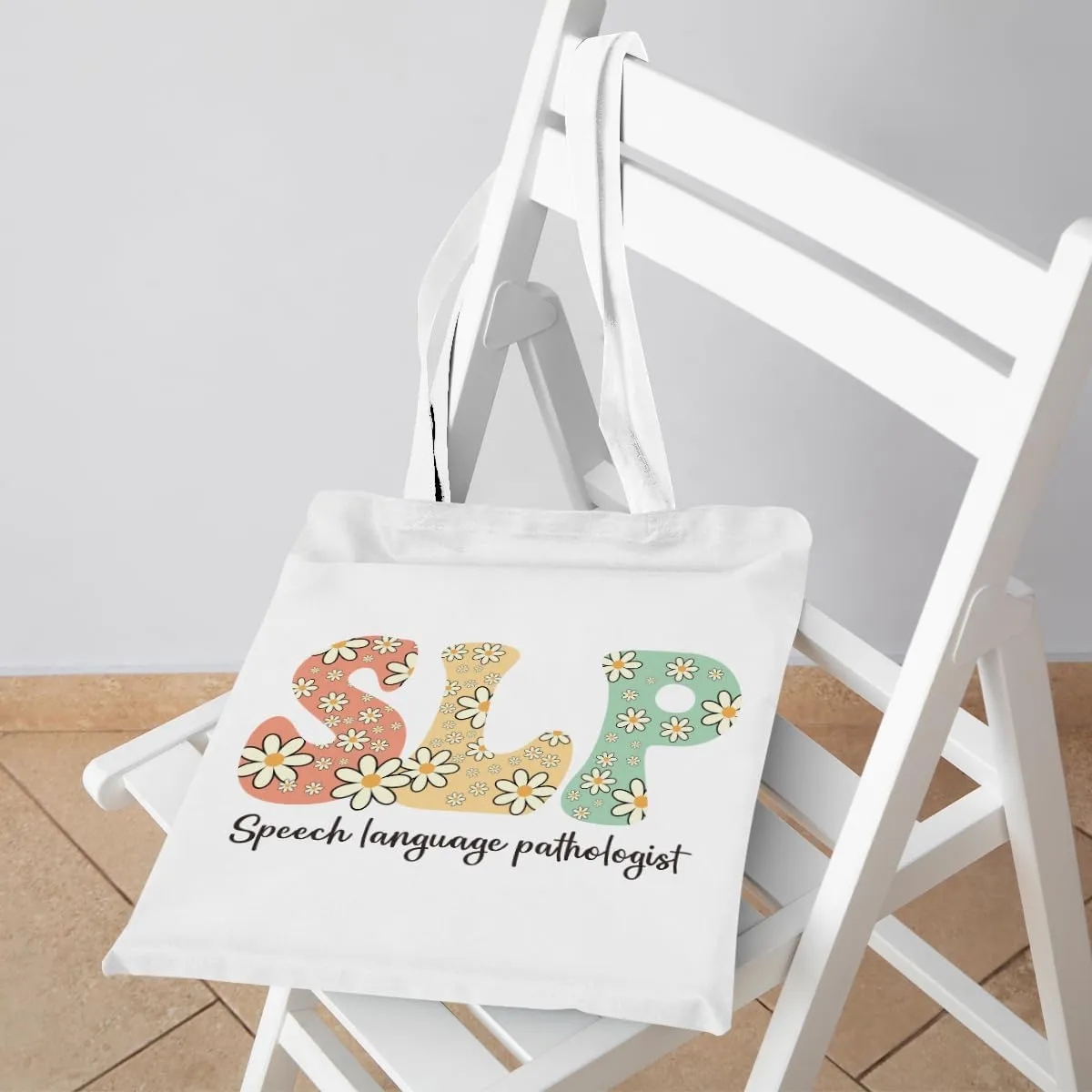 Speech Therapy Gifts SLP Tote Bag for Teacher Speech Language Pathology Beach Bag Speech Pathologist Gifts
