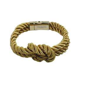 The Original Love Knot Satin Rope Bracelet Golden Soror
