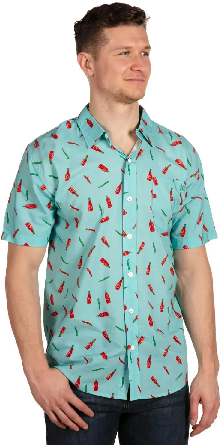 Tipsy Elves Hawaiian Shirts for Men - Mens Casual Beach Summer Shirts - Stretch Fabric with Modern Fit
